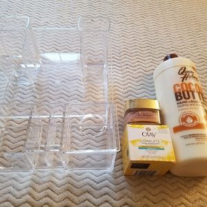 Makeup storage display and extras